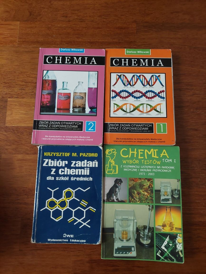 Zbiory zadań z chemii liceum