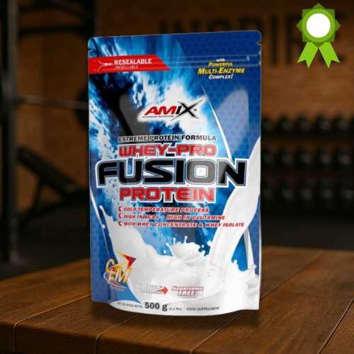 Протеин Amix Whey Pro Fusion 500 грамм Изолят+Концентрат