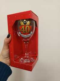 Kieliszek na wino 40 urodziny