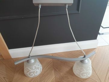 Lampa wisząca 2 zarowki żyrandol