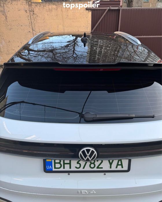 Спойлер багажника накладка лип сабля Volkswagen ID.4 стиль M4 (чорний)