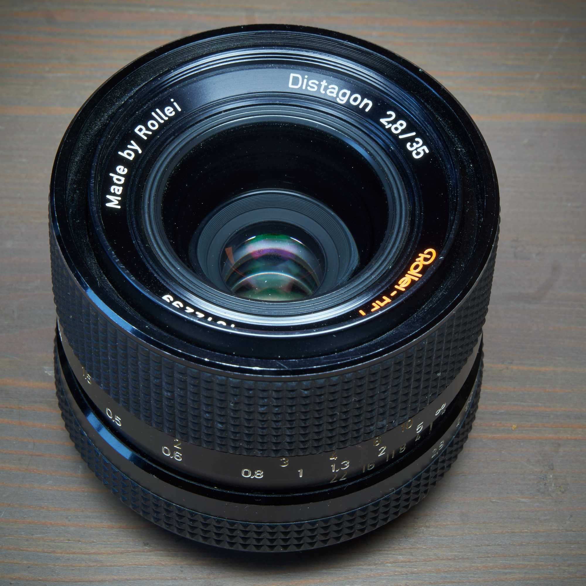 Obiektyw Rollei Distagon 2.8/35mm z adapterem Sony FE