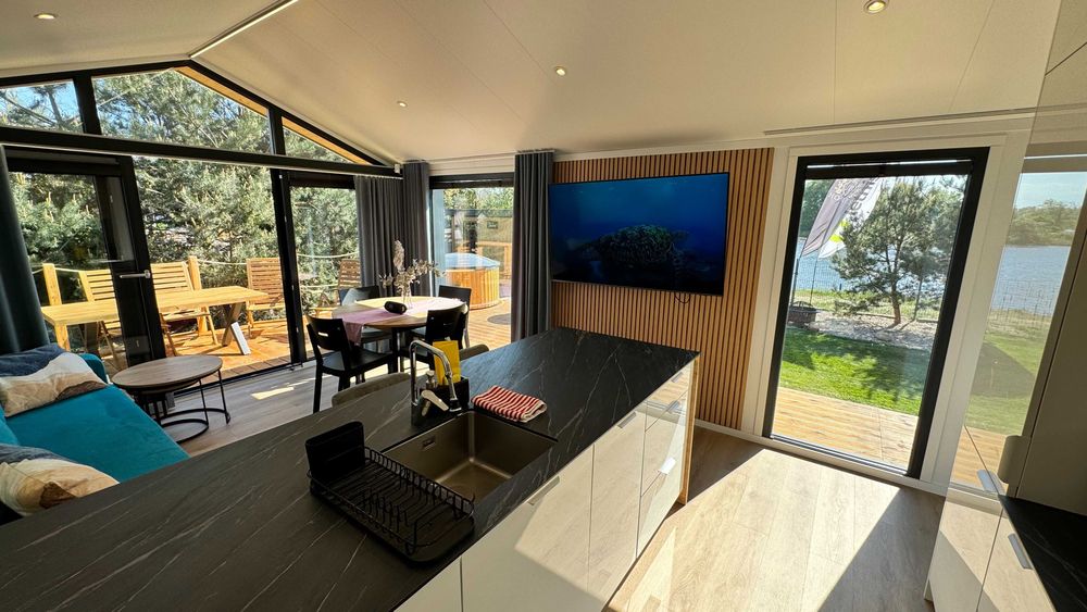 Nocleg pobyt w domku Premium Silver Moon na skraju rzeki max 6os