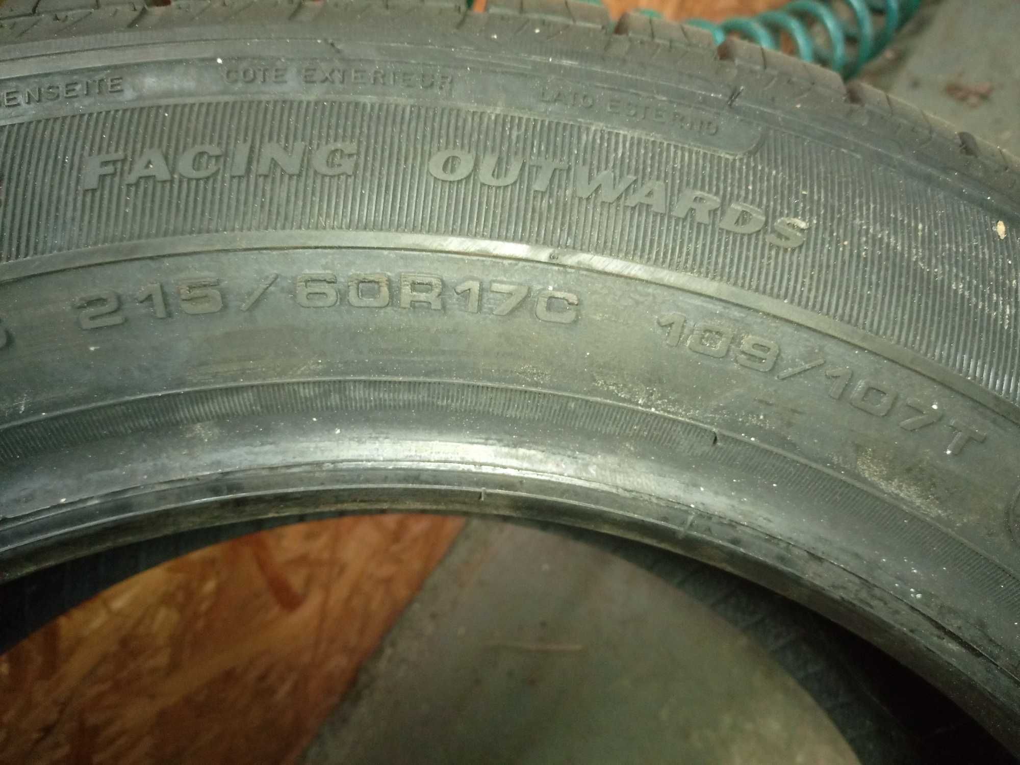 Opony zimowe 215/60 r 17c good year cargo vector ?