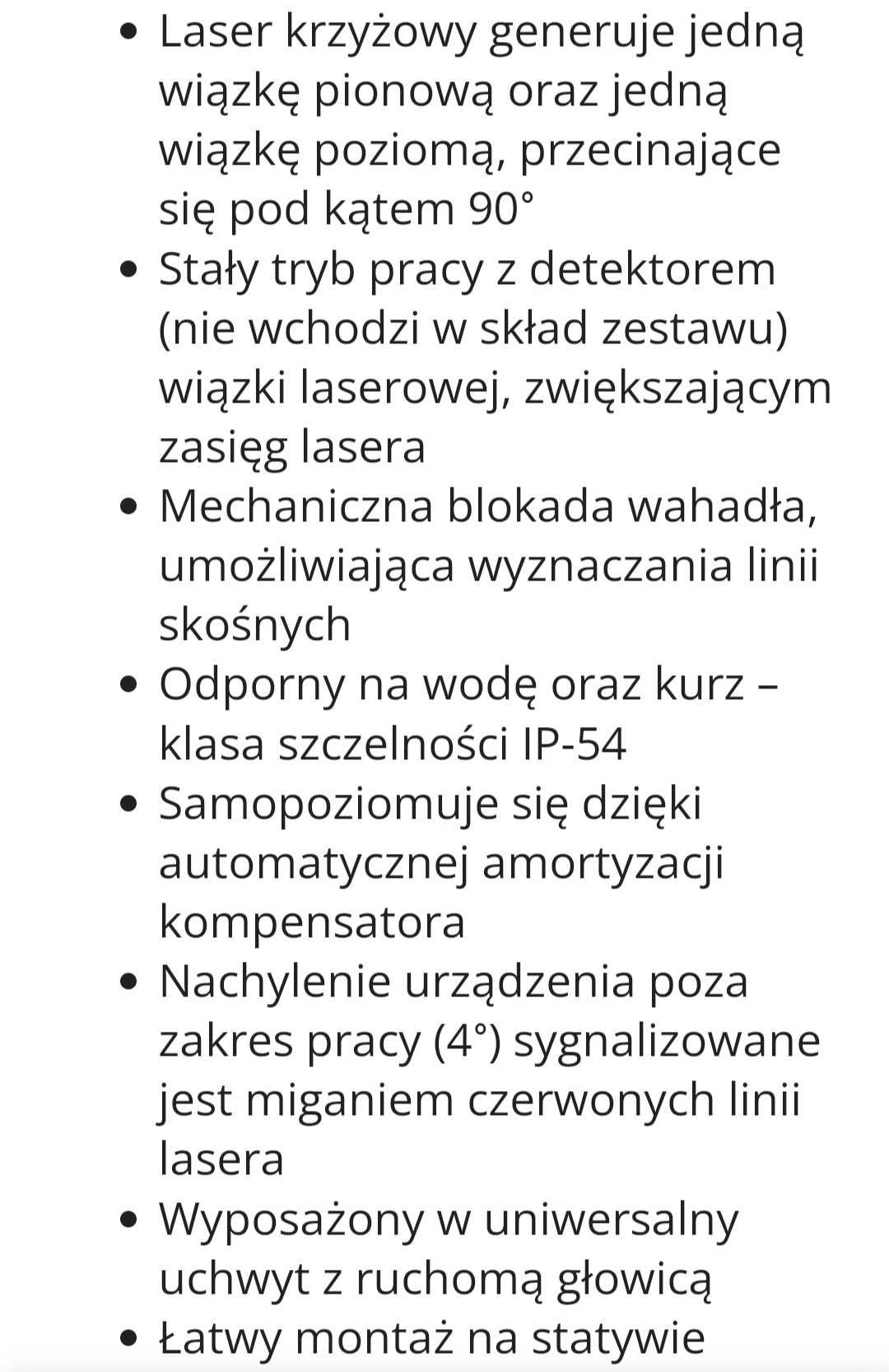 Laser krzyżowy Geko 20 m. JAK NOWY