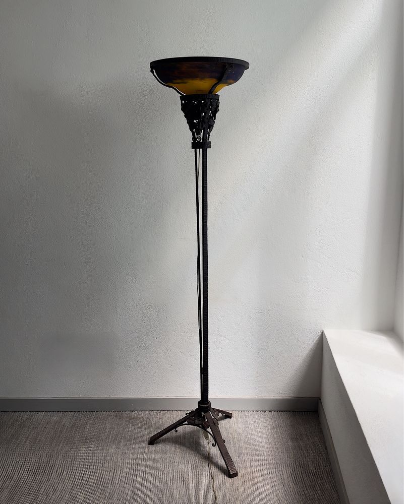 Candeeiro de Pé “Muller Fres Luneville” Art Nouveau