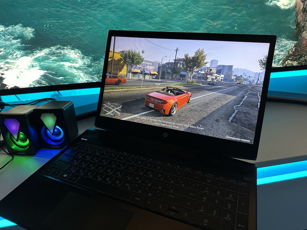 Игровой Быстрый Hp Gaming 2022г + Комплект Девайсов