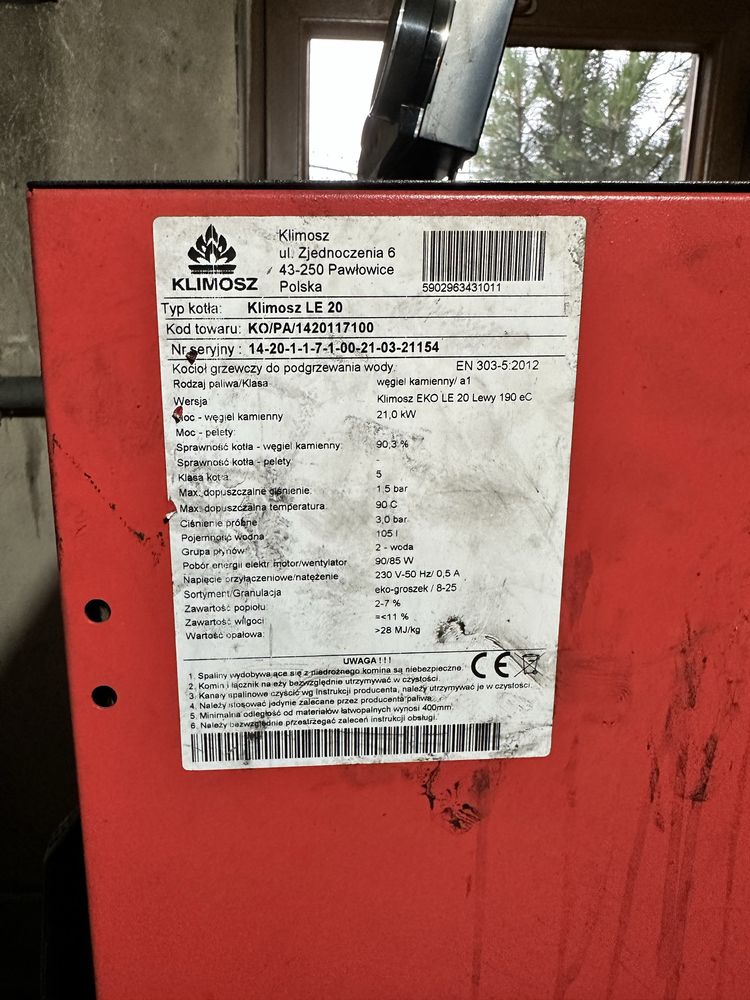 Kocioł Piec na ekogroszek Viadrus/Klimosz