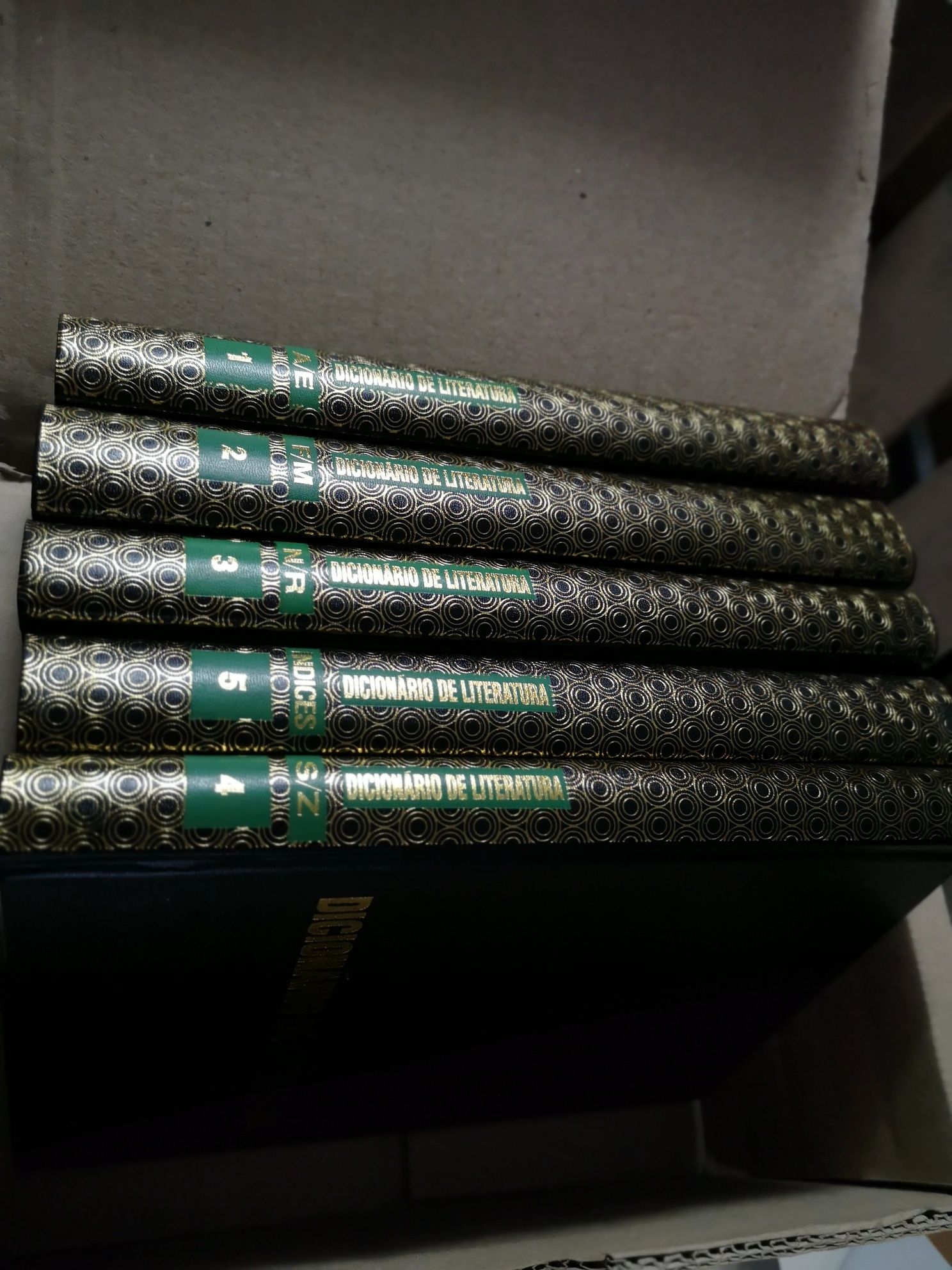 Dicionário de Literatura, Jacinto Prado Coelho - 5 volumes Novos