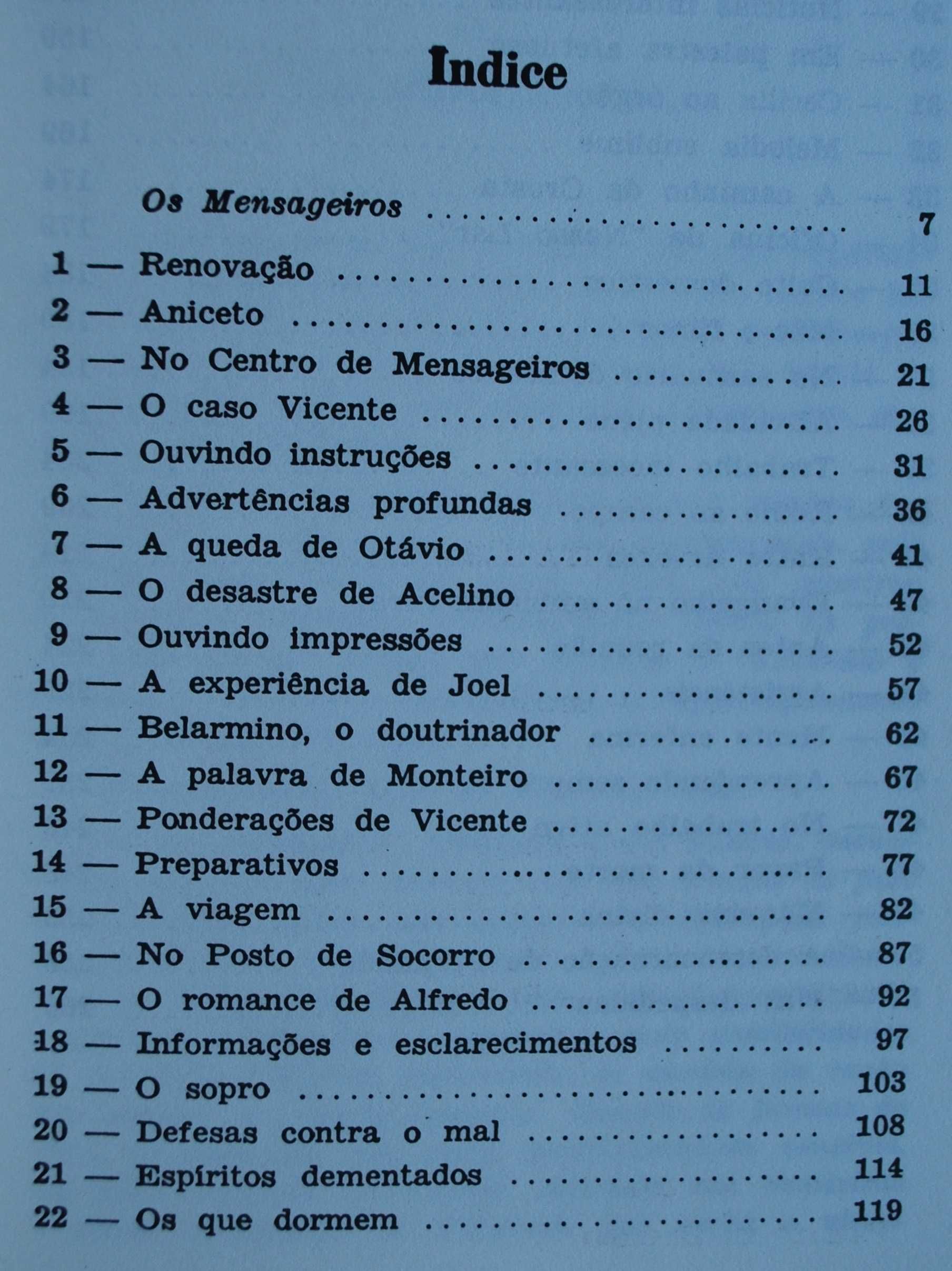 Os Mensageiros (Pelo Espírito André Luiz) de Francisco Cândido Xavier