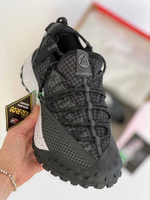 Мужские кроссовки Nike ACG Mountain Fly Low Black&White. 40-45