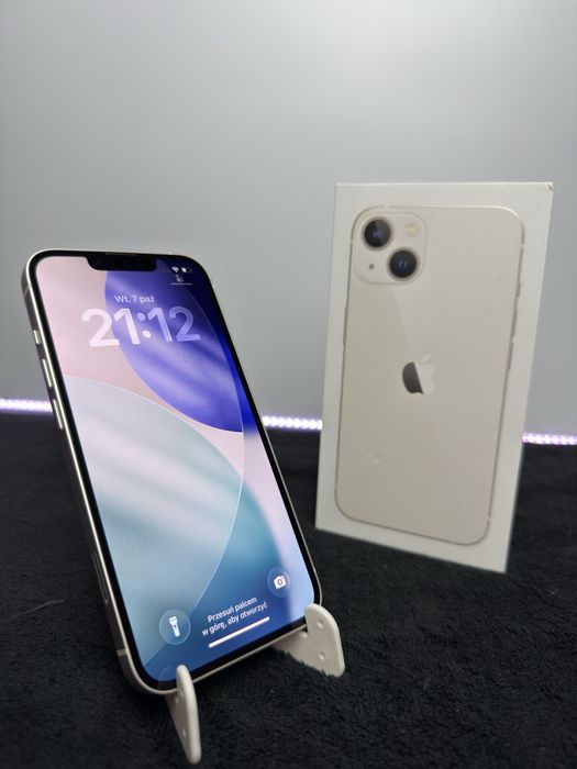 iPhone 13|Starlight|100%|Stan Idealny|Pełen Zestaw