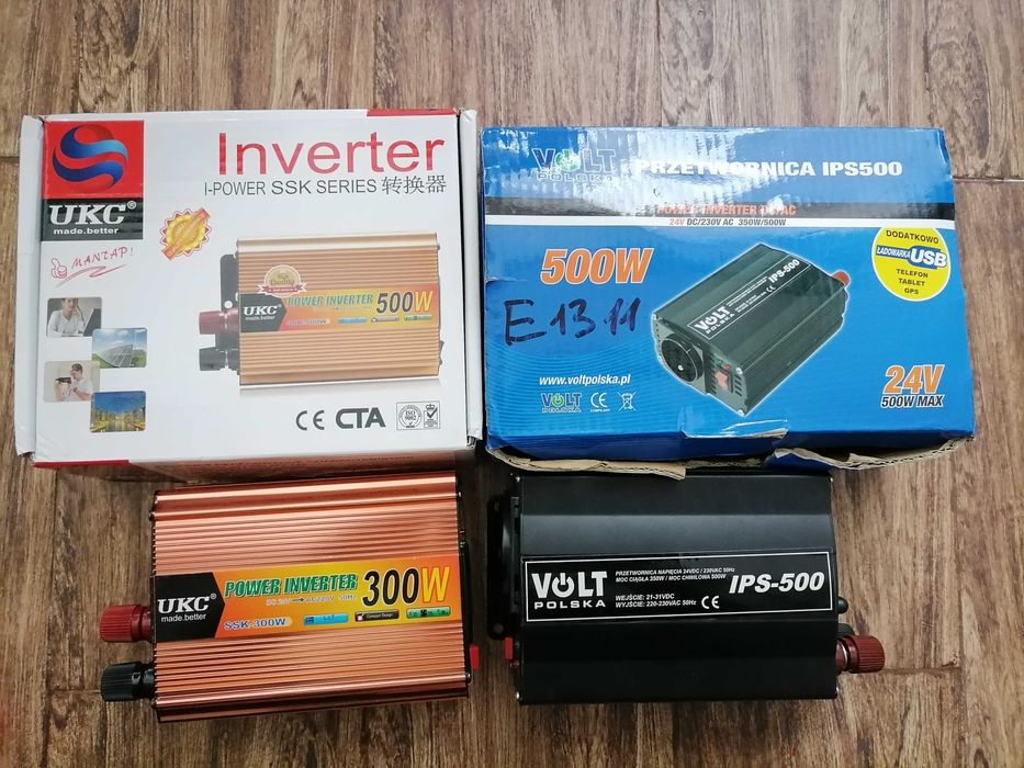 Инвертор(преобразователь) 300Вт,500Вт 24V Volt, UKC