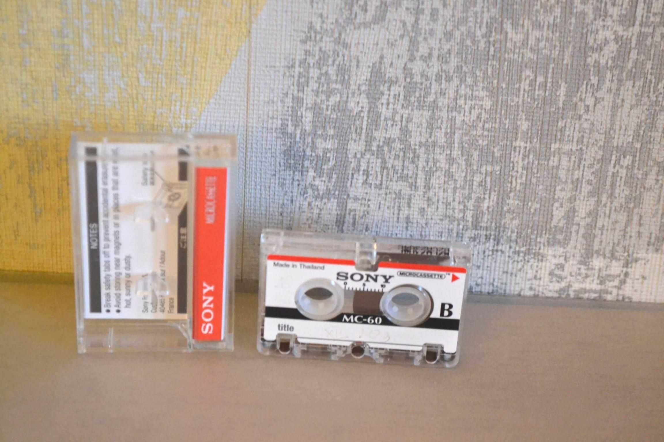 mikrokaseta micro cassette SONY MC-60 do dyktafon magnetofon MC60