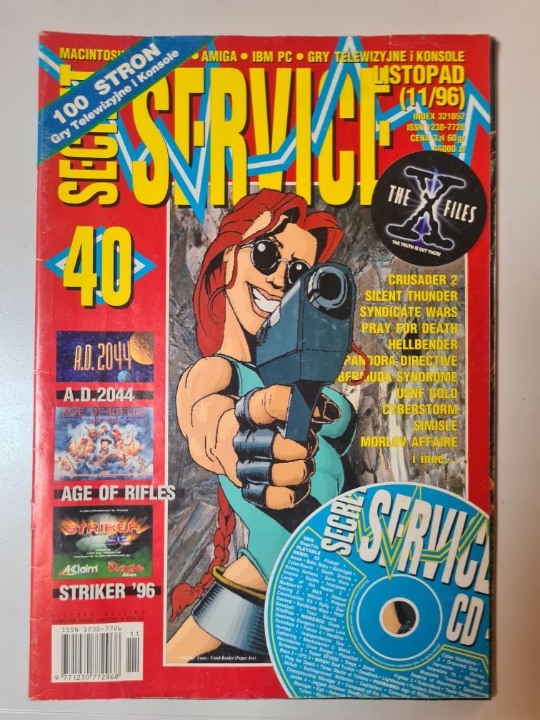 Czasopismo SECRET SERVICE nr. 40 listopad 11/96