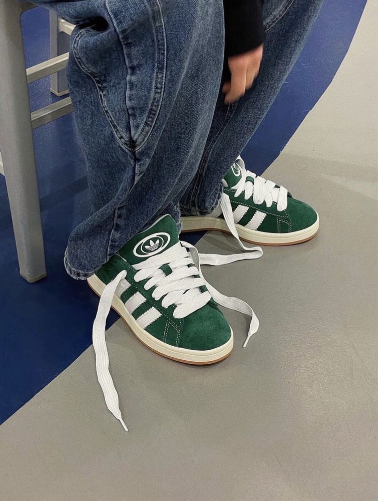 Кросівки кеди Adidas Original Campus 00s Green зелені адідас кампус