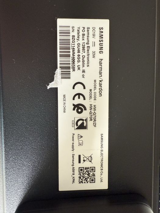 Soundbar Samsung Harman/Kardon