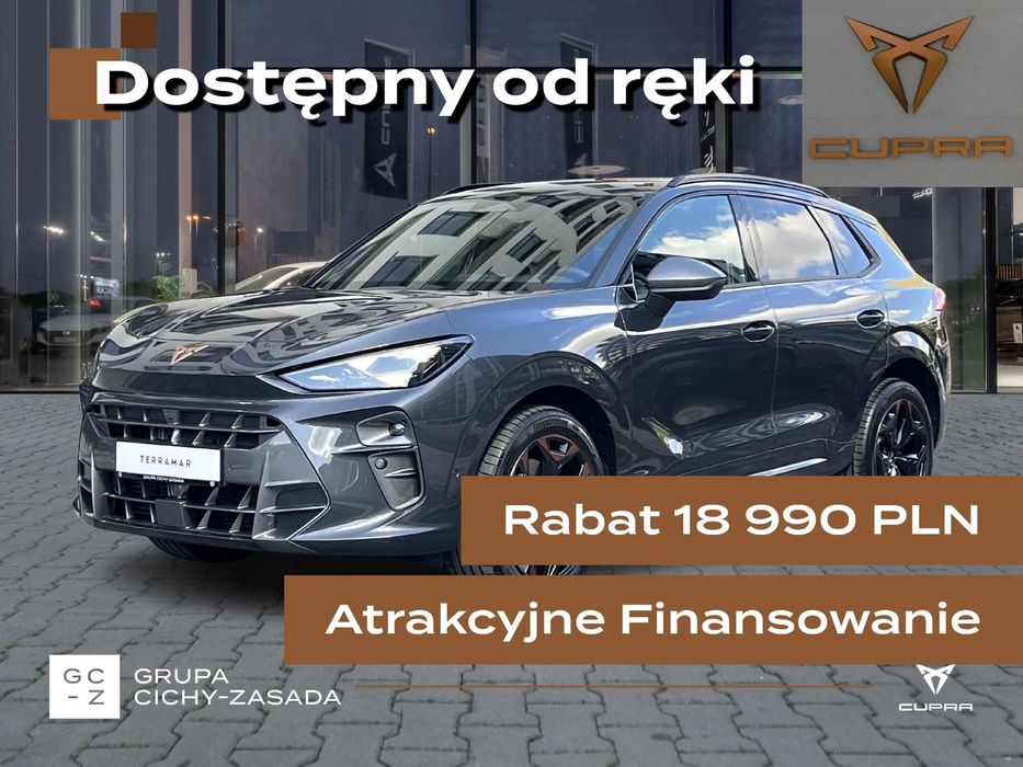 Cupra Terramar Led Matrix, Szyby tylne przyciemniane, Aktywny tempomat, Ambiente