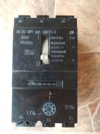 Новий автоматичний вимикач АЕ2043М-100-00 УЗ-А 25А