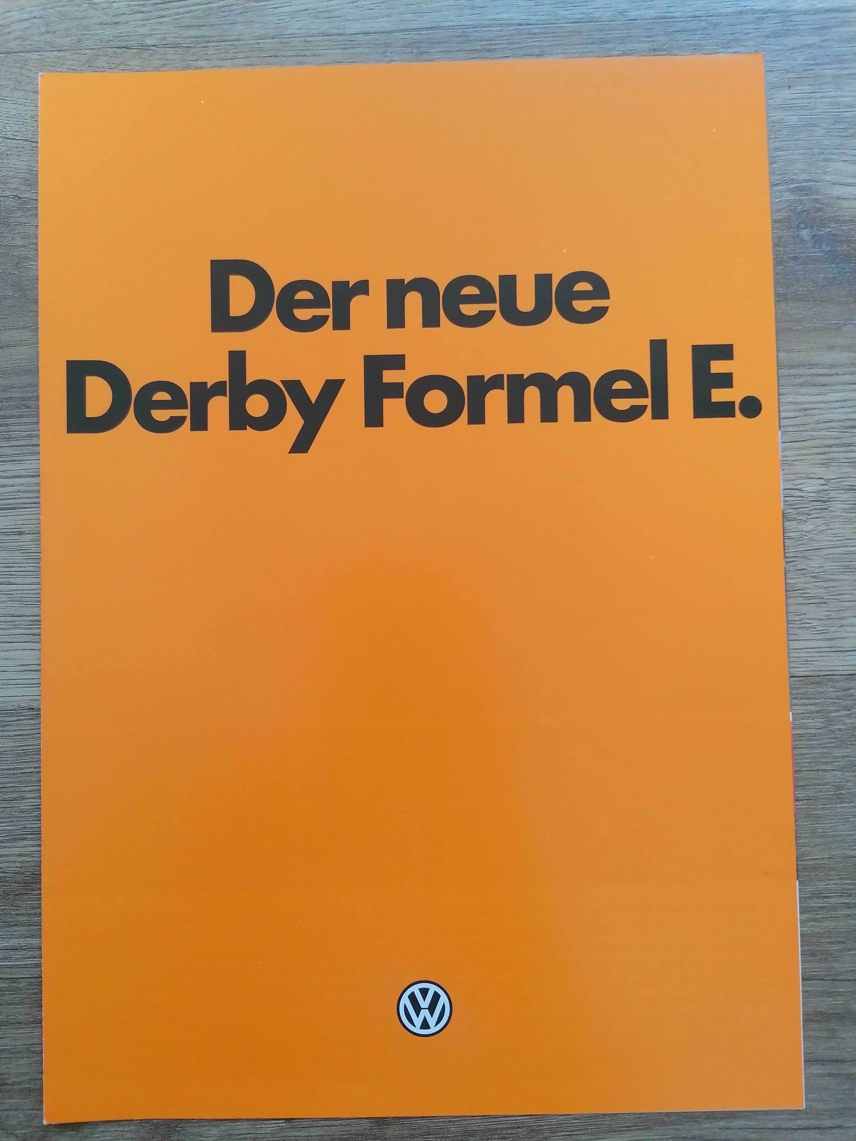 Prospekt VW Derby Formel E