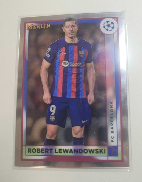 2023-24 Topps Merlin UEFA Club Competitions - #34 Robert Lewandowski