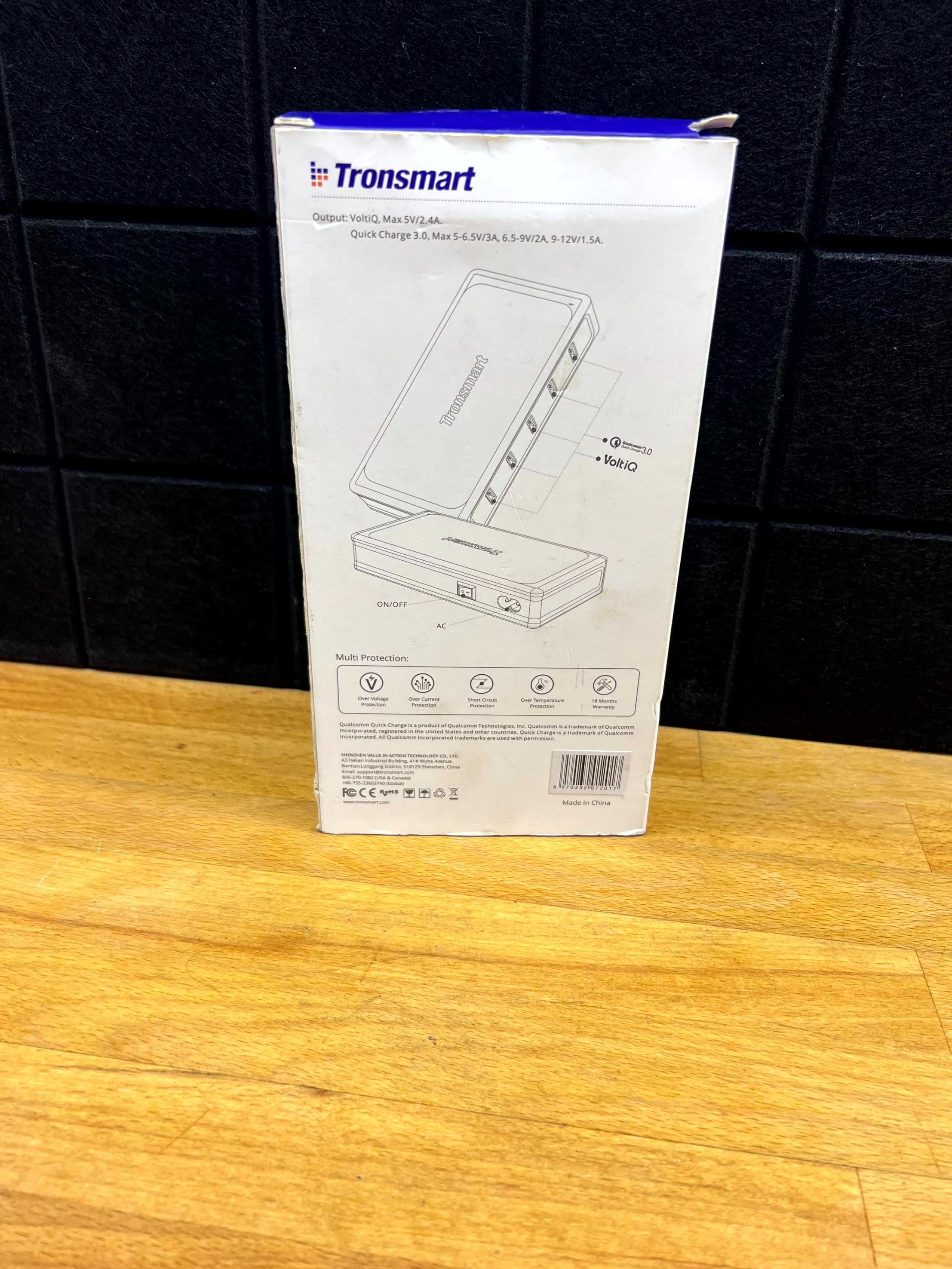 Ładowarka biurkowa Tronsmart Volt iQ 90W QC 3.0 USB