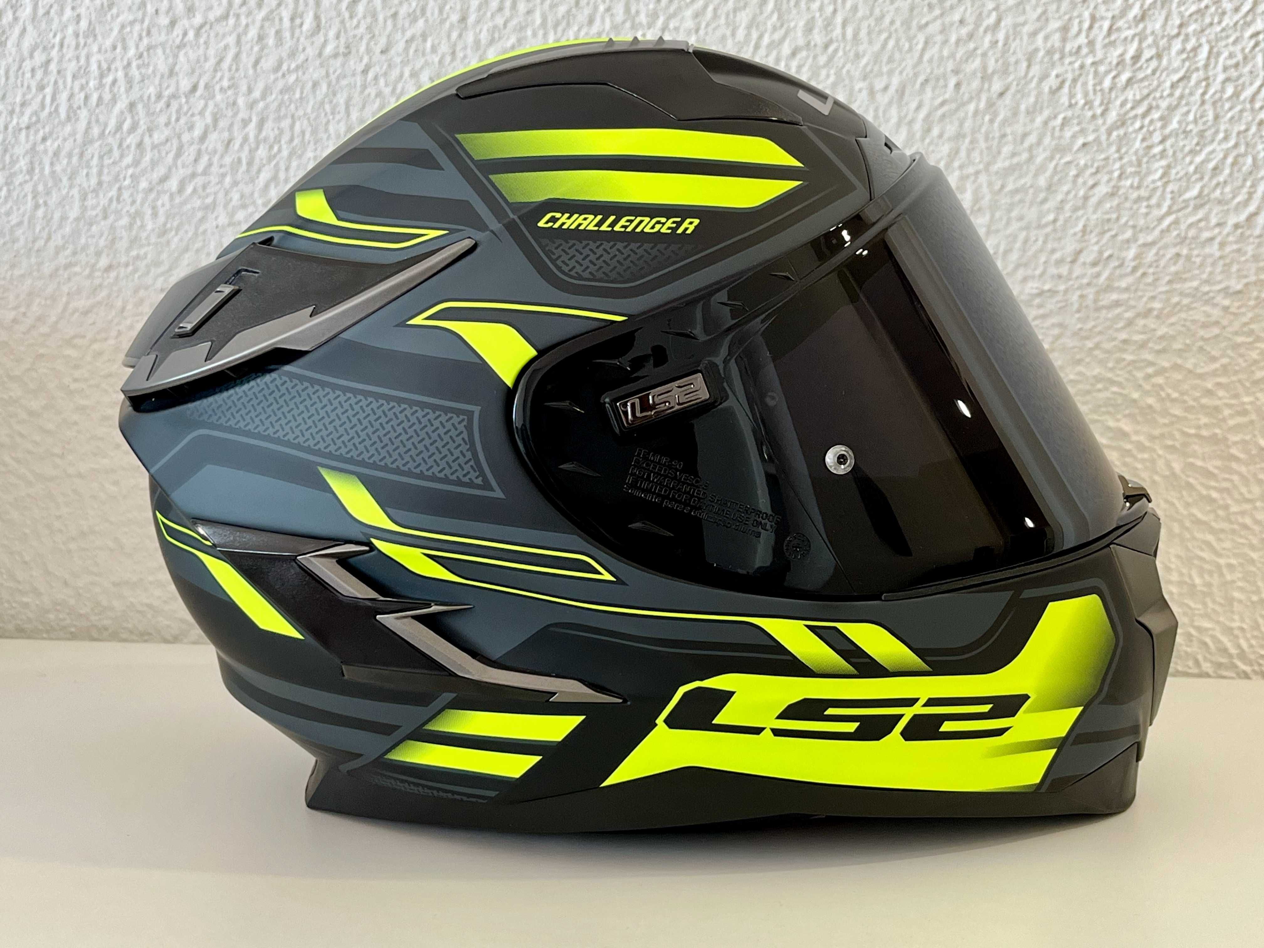 Capacete NOVO LS2 FF327 Challenger. Carbono/Kevlar.EXTRAS.Tam S-M-L