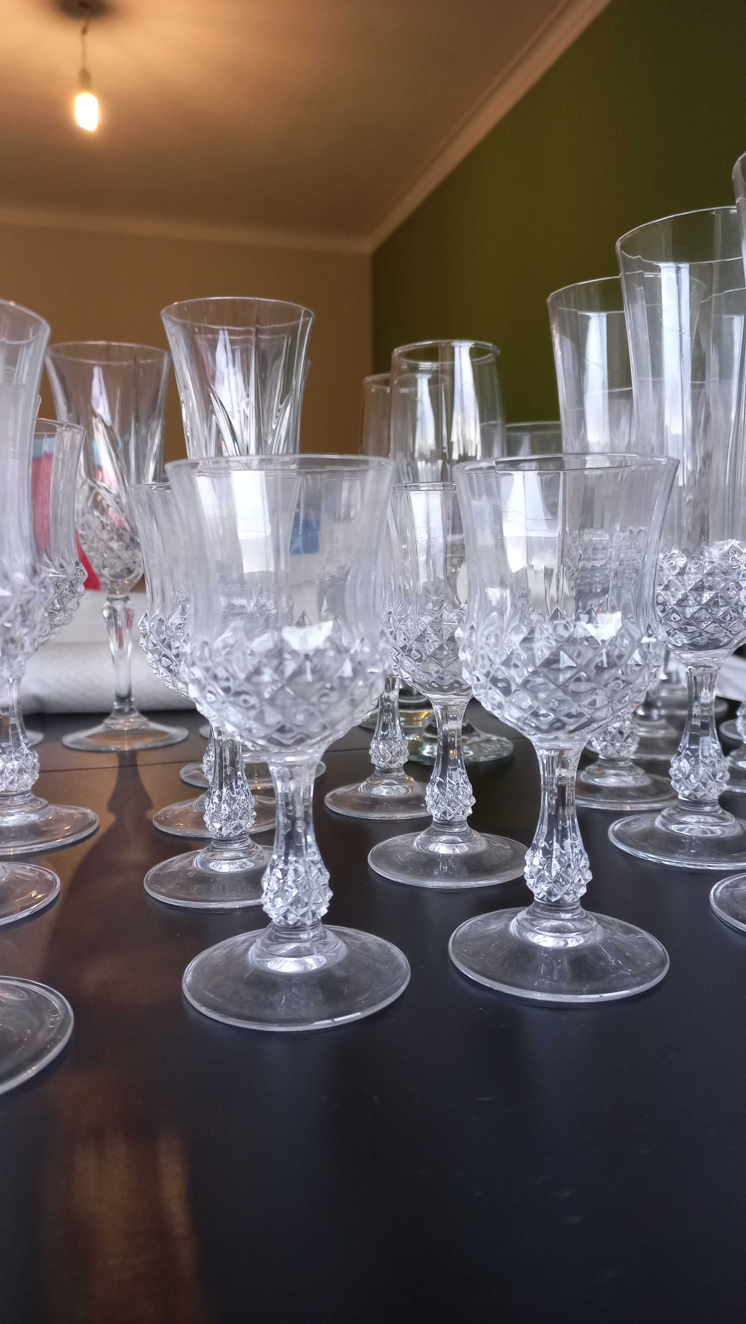 Copos de cristal