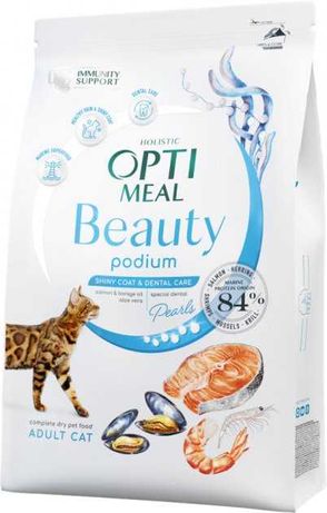 Корм для котов Холистик Optimeal Beauty Podium 4кг = 650грн. Днепр