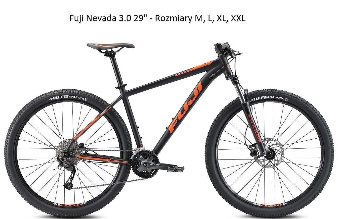 NOWY Rower MTB FUJI NEVADA 3.0 29" Alivio Rozmiar XXL Wyprzedaż