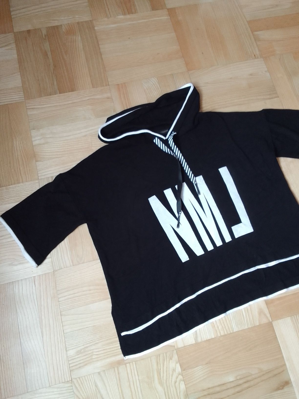 Bluza sweterkowa damska z kapturem COCOMORE