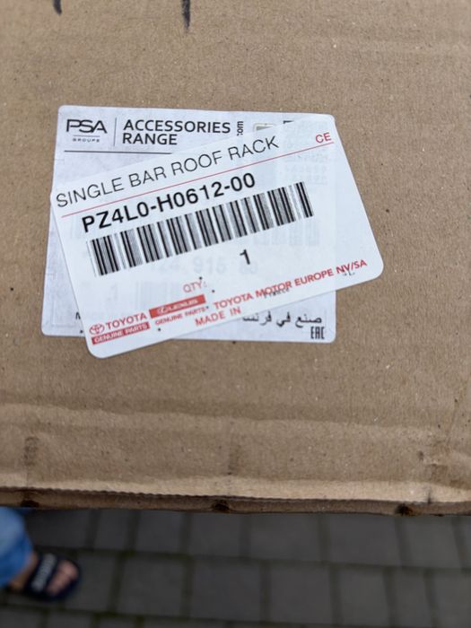 Bagaznik dachowy Toyota ProAce Peugeot Expert Citroen Jumpy Belki