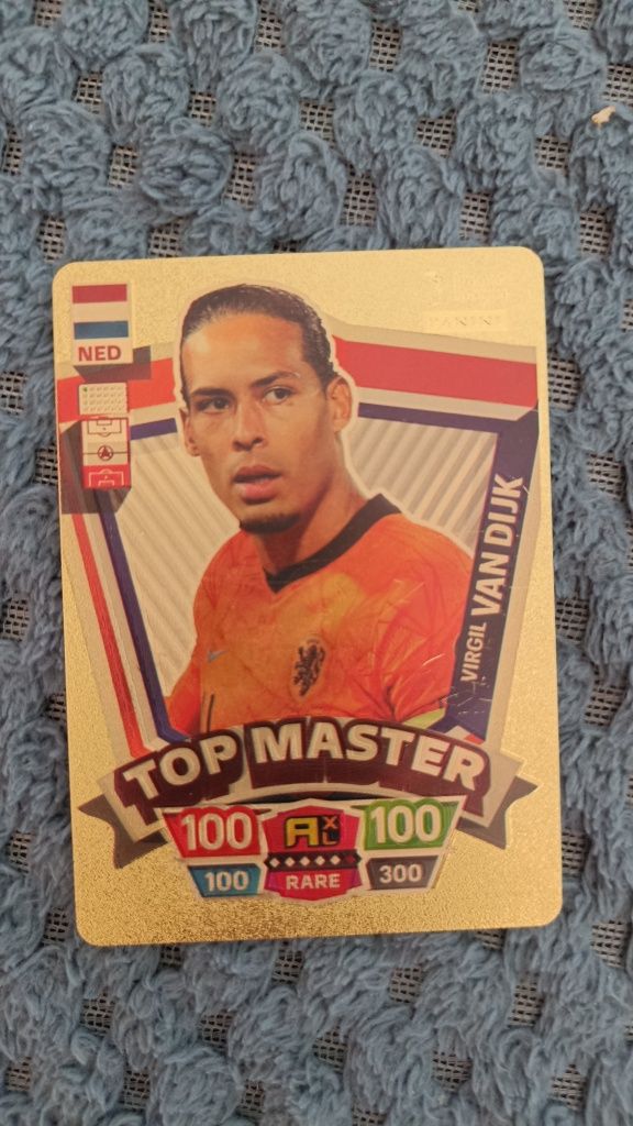 Karta Top master World Football Stars Van Dijk