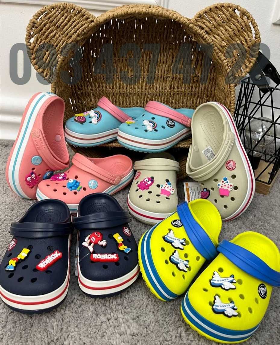 Дитячі Крокси Сабо Crocs Crocband Kids Clog Джибітси Хіт Продажів