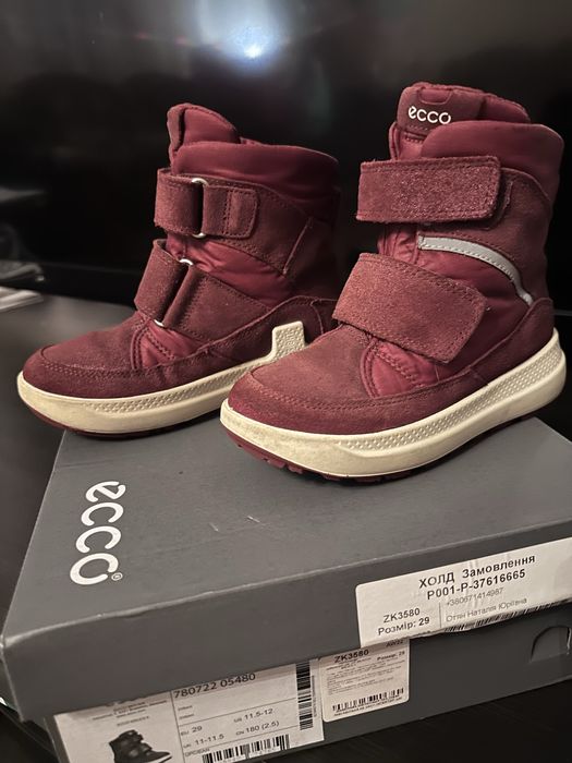Зимние ботинки Ecco 29 размер