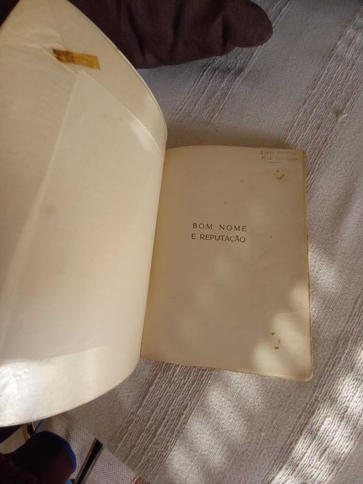 Livro antigo sobre Angola Bom Nome e Reputação José Moreira Campos