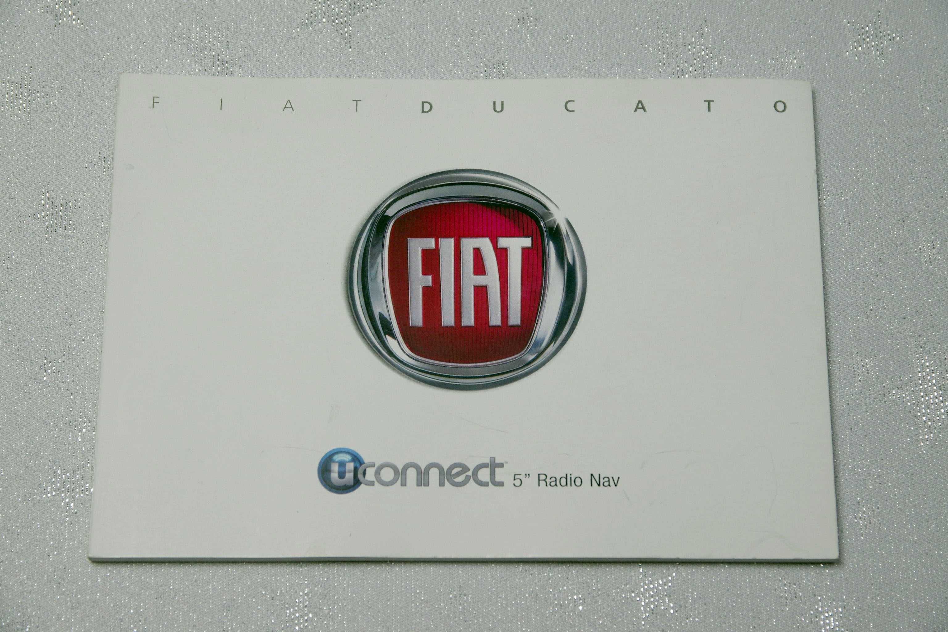Instrukcja obsługi FIAT DUCATO Radio Nav uconnect 5"