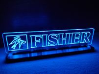 Fisher, logo lampka LED