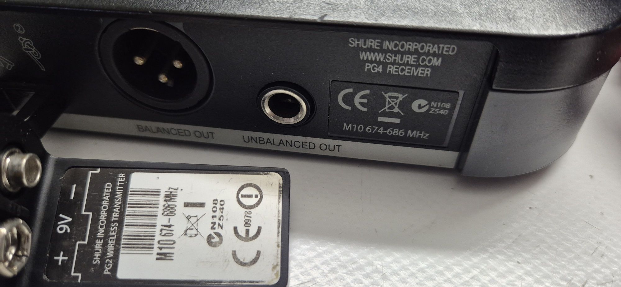 Shure PG24E/PG58 zestaw bezprzewodowy