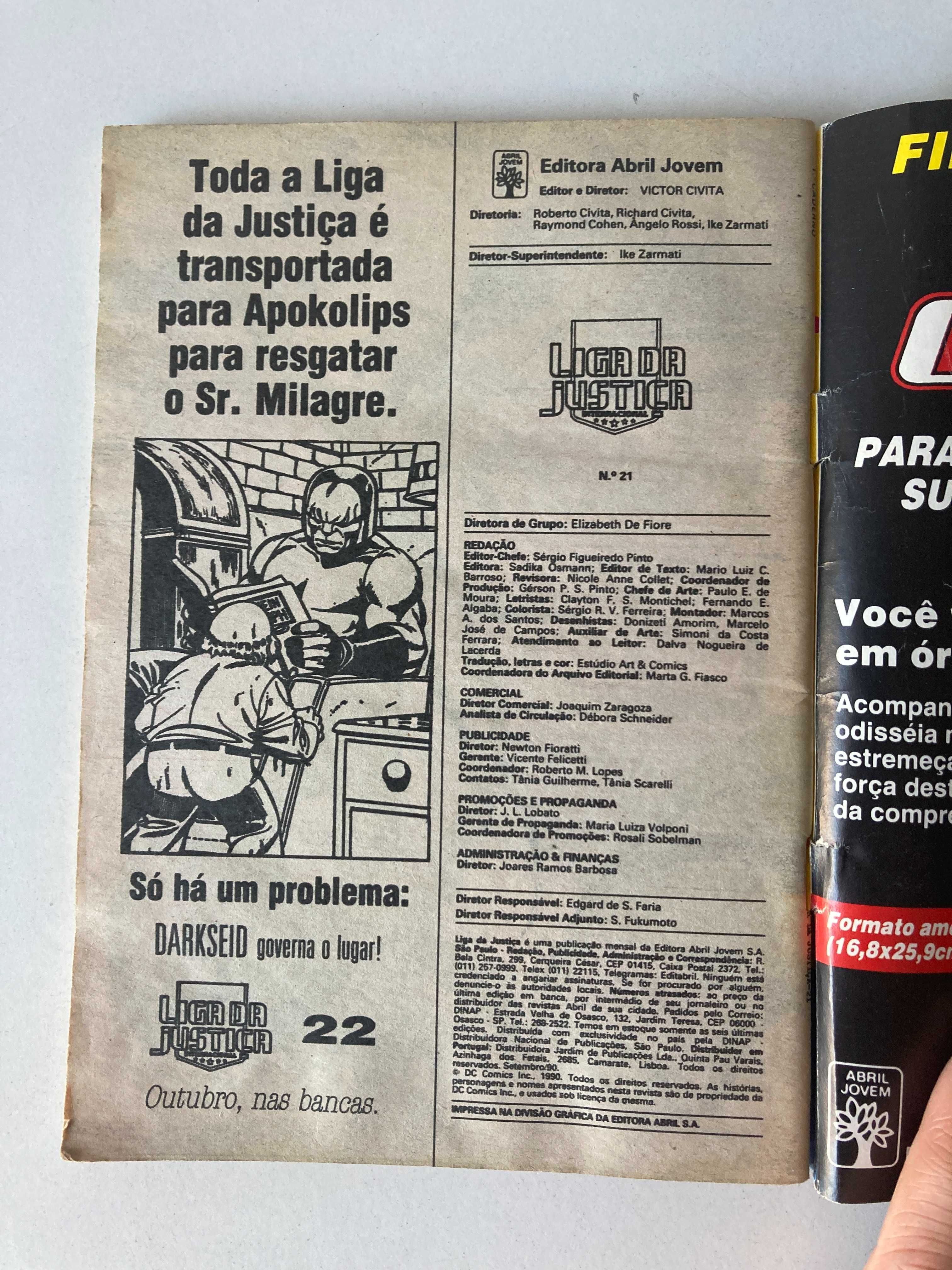 Liga da Justiça Internacional Nº21 (1990) - HQ Banda desenhada PT/BR