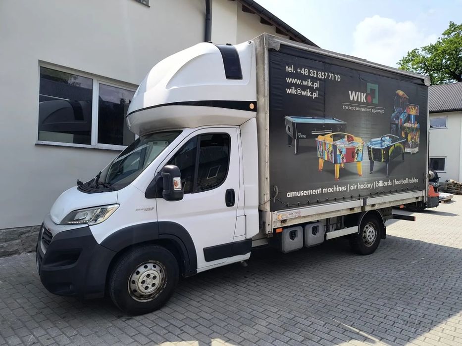 Fiat DUCATO  Fiat Ducato Firmowy bus plandeka od pierwszego właściciela