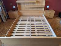 Łóżko z półką (200x160) + 2 szafki