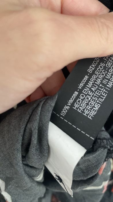 Czarna sukienka w kwiaty koszulowa szmizjerka rozmiar S zara