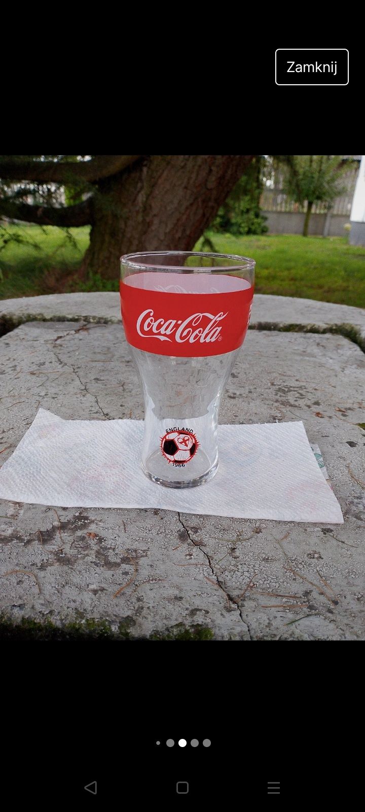 Kolekcjonerskie szklanki coca cola