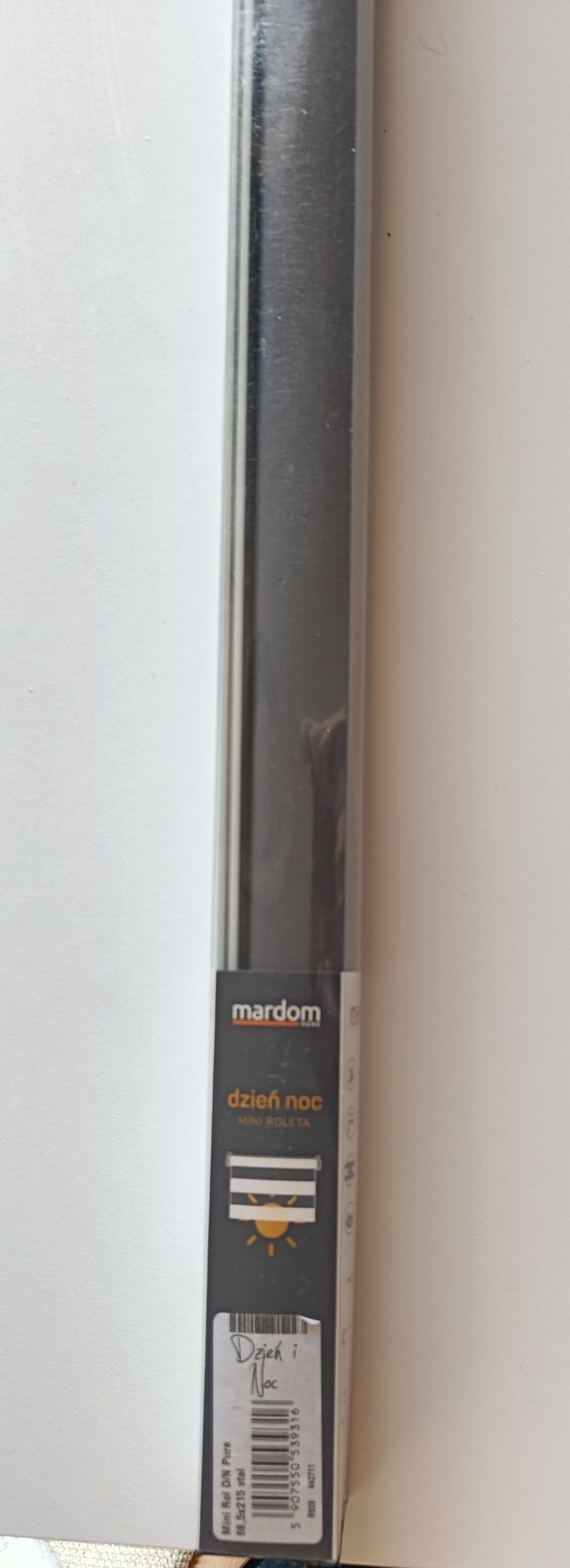 Zestaw rolet dzień noc do drzwi balkonowych 68,5 x 215 cm szare okazj