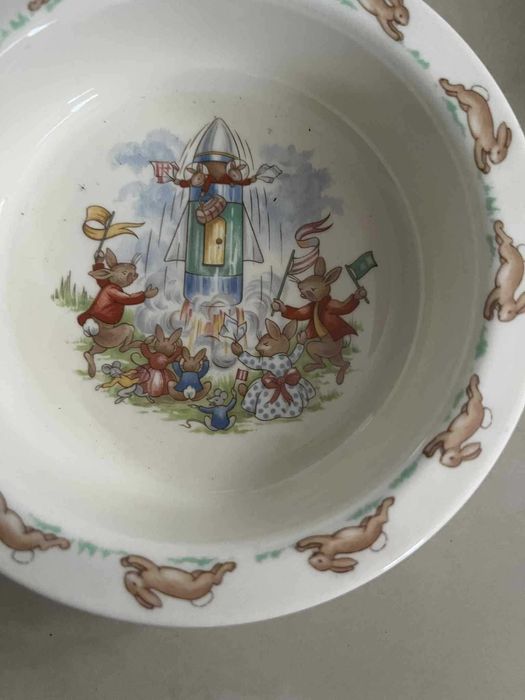 Bunnykins ceramiczna miseczka Royal Doulton 1936