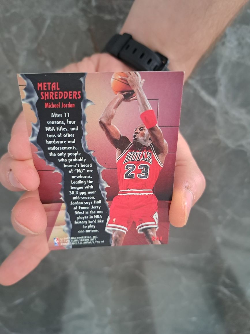 Michael Jordan Fleer Metal 96-97 #241