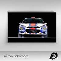 Obraz na płótnie canvas Ford Focus WRC Colin Mcrae Sainz Martini