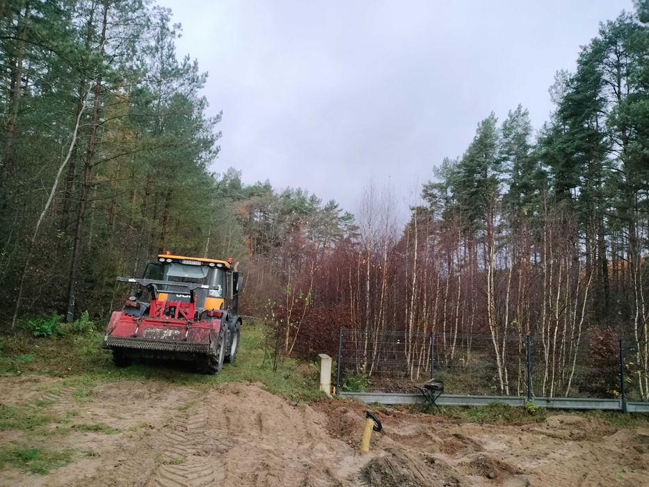 Mulczer leśny Oczyszczanie działek, wycinka samosiejek, karczowanie,