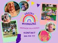 Animator, Animacje dla dzieci na urodziny, wesela, chrzciny, komunie
